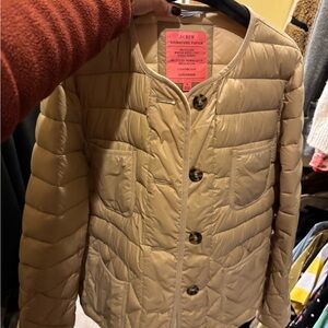 J Crew puffer new without tag.